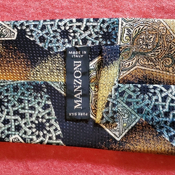 Manzoni Silk Tie - Picture 2 of 2